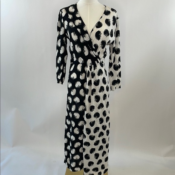BOSS Danotta Palm Wrap Dress, US 4 - Picture 5 of 14